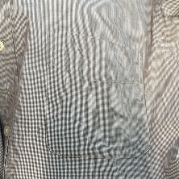 Banana Republic Men's Charcoal Button-Down Shirt medium nwt - Picture 8 of 9